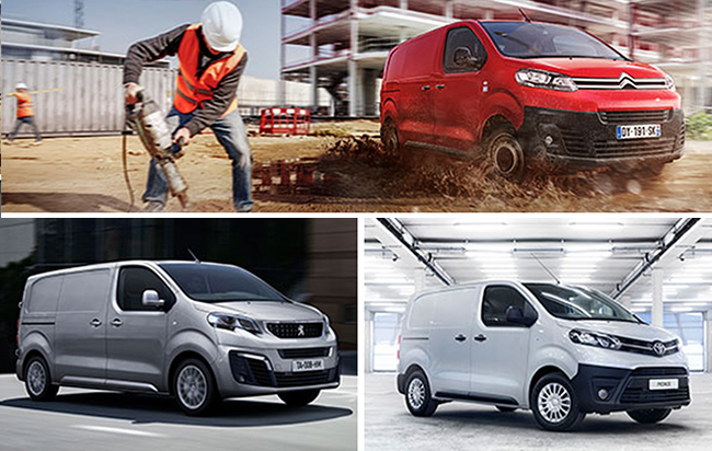  Se vores indretningsforslag til den nye Citroën Jumpy, Peugeot Expert og Toyota Proace