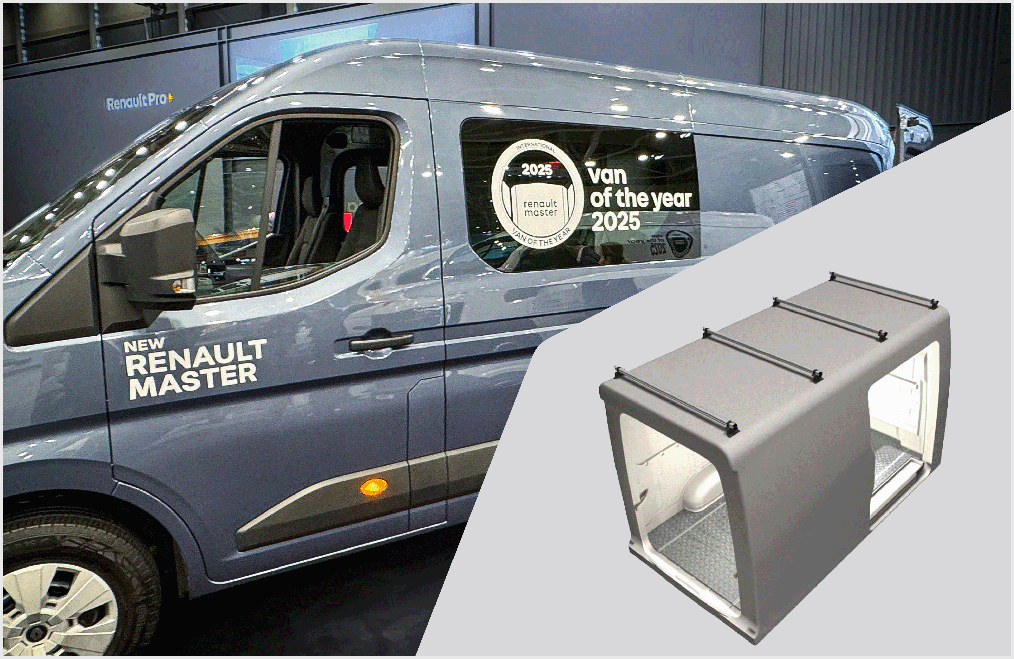 Tagbøjler fås nu til Renault Master 2024 og Nissan Interstar